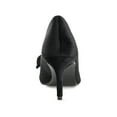 thumbnail image 4 of Journee Womens Crystol Slip On Low Stiletto Pointed Toe Evening Pumps, Widths Available, 4 of 10