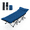 Grey, variant on LIFERECORD Folding Camping Bed, Adjustable Camping Cot for Adults, Portable Reclining Lounge Chair with Mattress/Pillow, Sturdy Camping Cots for Indoor/Outdoor, Blue