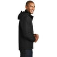 thumbnail image 3 of Port Authority J338 Mens Merge 3 in 1 Jacket, Deep Black - 4XL, 3 of 6