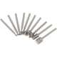 thumbnail image 2 of Brocas rotativas de alta eficiencia de trabajo para grabado en madera, brocas de pulido eléctricas, juego de procesamiento de materiales no metálicos, 10 piezas de acero de alta velocidad, 2 of 5