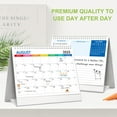 thumbnail image 6 of VINAUO Desk Calendar 2025, Small Desk Calendar from January 2025 - July2026, 9" x 7" Standing Flip 2025 Desktop Calendar for Office , School , Home, 6 of 8