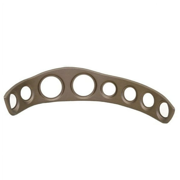 Bryant Boat Blank Gauge Panel BRY0010 | Pewter 22 1/2 x 5 1/4 Inch
