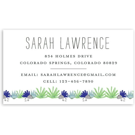 Personalized Business Cards - Hello Cactus - Personalized 3.5 x 2 Business Card