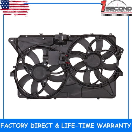 1second Cooling Fan Compatible with Ford Flex 2009-2009 09 V6 3.5L Part FO3115192