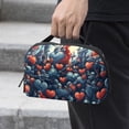 thumbnail image 2 of Hearts Battle USB Travel Organizer Case Small for Electronic Devices - Oxford Cloth Waterproof Travel Cord Charger Organizer 5.9x9.44x3.14 in, 2 of 6