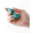 thumbnail image 2 of Rear Assets Metal Anal Plug Small Teal, 2 of 3