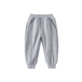 thumbnail image 4 of BXJX Boys Cotton Outfit Sets, Long Sleeve Stand-up Collar Half Zip 2 PC Sweatshirts and Sweatpants Sets Gray Size 7-8 T, 4 of 8