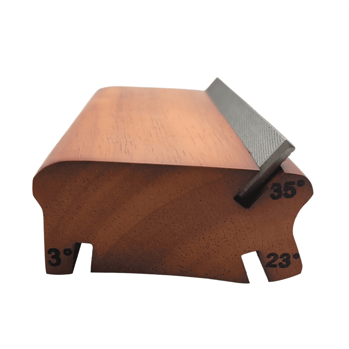 Guitar 3/23/35 Degree Fret File Sanding Fret Leveler Sanding Polishing File Crowning End Beveling File Guitar Part B,1 * Fret Beveling File 2 * File,Dark Wood Color