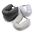 thumbnail image 3 of Neck Support Travel Pillow with Hidden Zipper Super Soft Breathable Adjustable Stuffable U-shaped Travel Neck Pillow, 3 of 7