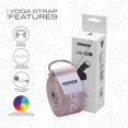 thumbnail image 1 of RDX 8ft Yoga Strap with D-Ring Buckle, Durable Polyester Cotton Adjustable Belts for Stretching P, F22, 1 of 5