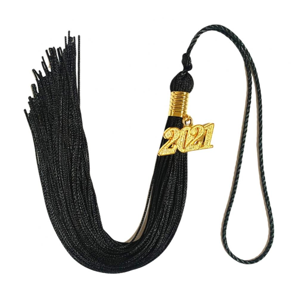 2 Pack Single Color Graduation Tassels 9 Inches Tassel, Graduation