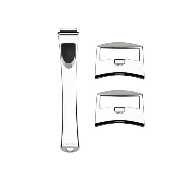 Cristel Casteline SPPLCX Set of Handles, Silver