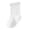 White, variant on ITSAME Baby Girls Crew Socks Ruffle Cuff Breathable Cotton Thin Solid Color Mid-Calf Casual Socks for Infants Blue Size 12M