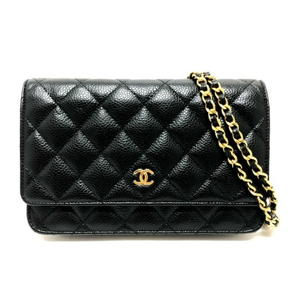 Pre-Owned CHANEL AP0250 Coco Mark Classic Long Wallet Matelasse Chain Shoulder Bag... (Good)