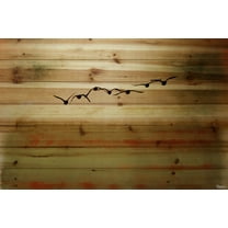 Parvez Taj Sun Flight Pinewood Wall Art