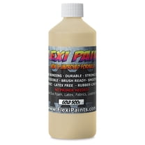 Flexi Paint Waterbased Flexible Cosplay Paint - Metallic Gold, 500 g (17.6 oz)