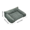 thumbnail image 3 of Ohmyroo Sofa Style Cat Bed Cushioned Pet Lounge with Soft Interior for Indoor Cats, 3 of 6