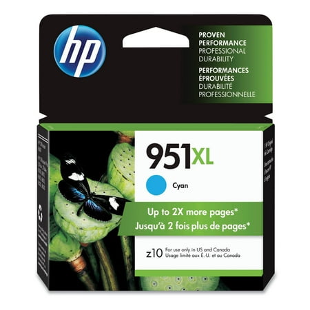 HP 951XL High Yield Cyan Original Ink Cartridge (CN046AN)(Single Pack)