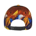 thumbnail image 6 of Fotbe Colorful Rooster Baseball Cap, Colorful Rooster Print Dad Hat,Outdoor Hat,Adjustable Sports Cap, Perfect For Activities, 6 of 9