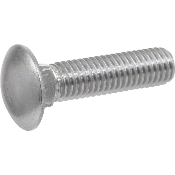 Carriage Bolt Hillman de acero inoxidable de 5/16 x 5 cm, 50 unidades