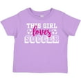 thumbnail image 3 of Inktastic This Girl Loves Soccer Girls Toddler T-Shirt, 3 of 5
