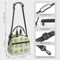 thumbnail image 2 of Disketp Tropical Flowers Lonchera Térmica para Mujer y Hombre, Bolsa de Almuerzo Reutilizable e Impermeable para Trabajo, Viajes y Picnic, 2 of 7