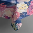 thumbnail image 5 of Pioneer Flower Floral Print Pattern Square Tablecloth,Waterproof Square Table Cover,Wipeable Spillproof Washable Table Cover for Home Kitchen Party Decor 52"x52"(132x132cm), 5 of 6