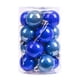 thumbnail image 2 of Adornos navideños de plástico irrompible de 91 cm | Paquete de 16 bolas colgantes perladas en rojo, azul y rosa | Decoración navideña para interiores y exteriores, ideal para el hogar y fiestas, 2 of 7