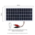 thumbnail image 4 of DQrwqpou Banco del poder del panel solar del polisilicio 10W 12V para la batería al aire libre la bomba 9-12V la lámpara, 4 of 9