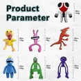 thumbnail image 2 of Rainbow Plush Toy Friends Plush Toy Rainbow Game Plush Chapter 1 Red Blue Green Orange Purple Pink Soft Plush Doll Monster Plush Gift for Fans, 2 of 5