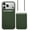 Green, variant on Nakedcellphone Woven Combo for iPhone 17 Pro Case + Wallet + Crossbody Strap (Compatible with MagSafe) - Sienna Brown Ochre