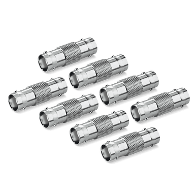 Swann 75 Ohm BNC Female Splice Adapters - 8 Pack - SWPRO-BNCF2F8PK