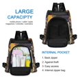 thumbnail image 6 of FORMRS Women's Travel Backpack Purse Anti-Theft Hidden Pockets Casual Shoulder Bag, Colorful Skeleton with Cloud, 6 of 7