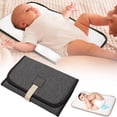 thumbnail image 2 of XIPYYKM Portable Changing Pad Foldable Diaper Changing Pad Waterproof Nappy Changing Mat Travel Diaper Change Sheet, 2 of 9