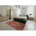 thumbnail image 5 of Ahgly Company Machine Washable Indoor Rectangle Traditional Rust Pink Area Rugs, 5' x 8', 5 of 7