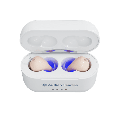 Audien Hearing - Audien Atom Pro 2 OTC Hearing Aids - Beige