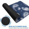 thumbnail image 6 of Long Mouse Pads for Desk,Blue Pioneer Flower and Paisley Pattern Desk Mats on Top Of Desks, Desk Mouse Pad Extra Large with 3mm Non-Slip Base and Stitched Edge for Gaming,Office,Work,Home 31.5"x11.8", 6 of 6
