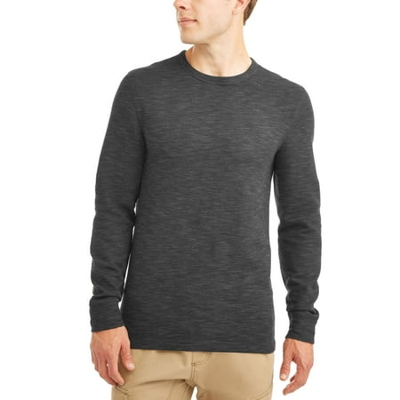 George Mens Long Sleeve Thermal Crew, up to size 5XL