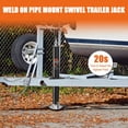 thumbnail image 2 of Trailer Jack A-Frame de 5000 libras con pata abatible ajustable POPBULL, 2 of 9