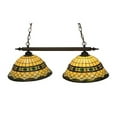 thumbnail image 2 of Meyda Tiffany 130629 35.5" L Tiffany Roman 2 Light Island Chandelier - MultiColor, 2 of 5