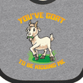 thumbnail image 4 of Inktastic Funny Goat Kid Joke Boys or Girls Baby Bib, 4 of 4