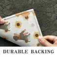 thumbnail image 6 of Dogs with Sunflowers Door Rugs,Washable Non Slip Door Mats Indoor,Decorative Door Mats,Entry Mat Indoor for Entrance,Bedroom,Kitchen,Bathroom,17"x30", 6 of 6