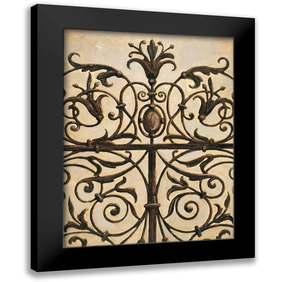 Segovia, Pablo 12x14 Black Modern Framed Museum Art Print Titled - Gatekeeper I