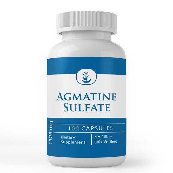 PURE ORIGINAL INGREDIENTS Agmatine Sulfate, 100 Capsules Always Pure, No Additives Or Fillers, Lab Verified