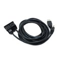 thumbnail image 4 of Black Adaptador de extensión USB dual del panel del puerto USB del soporte empotrado del tablero Autp del 1,5 m, 4 of 5
