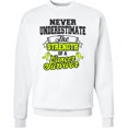 thumbnail image 2 of Inktastic Never Underestimate the Strength of a Cancer Survivor Non Hodgkins Lymphoma Adult Sweatshirt, 2 of 4
