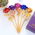 thumbnail image 6 of One opening 24K-Gold Plated Rose Flower Valentine´s Day Gift Birthday Romantic Festive Party Supplies, 6 of 6