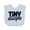 AE-Light Blue, variant on Inktastic Tiny Disciple Religious Boys or Girls Baby Bib