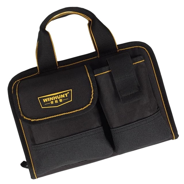 Almencla 11inch Waterproof Tool Bag Hardware Tool Bags Electrician Toolkit Handbags