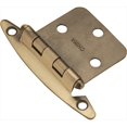 thumbnail image 1 of Antique Brass Semi-Concealed Flush Mount Hinge 2-Pack, 1 of 1